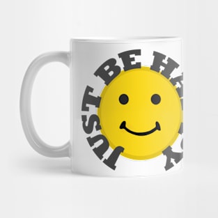 Vintage Retro Smiley Smile Be Happy Mug